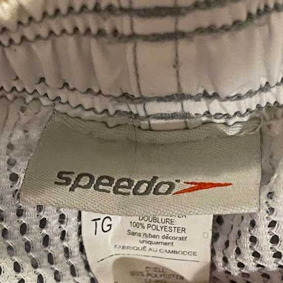 Speedo Swimsuit Men Blue & Gray XL - Picture 5 of 7